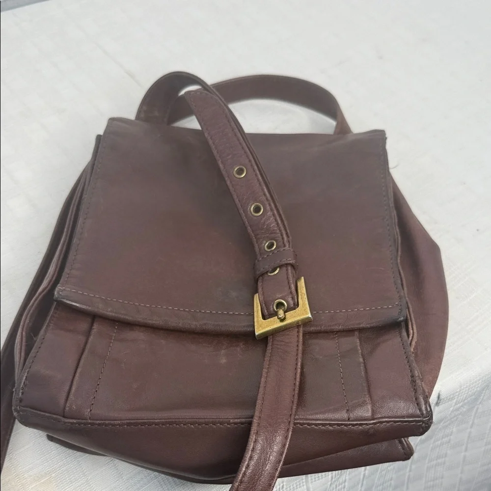 Vintage Fossil unisex Leather Bag